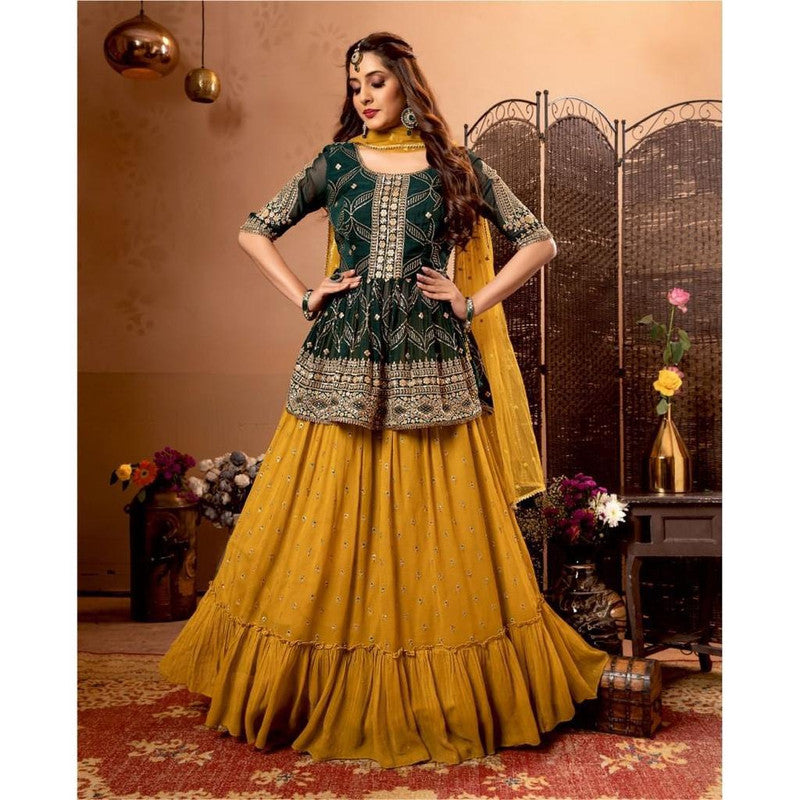 Designer Lehenga Choli with Heavy Embroidery Work – Royskart