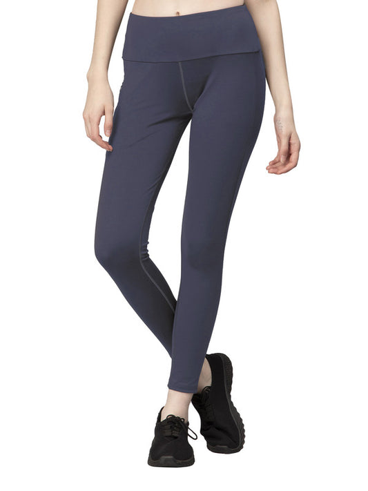 Grey Coloured Premium Polyester Lycra Stretchable And Sweat Free Ultrasoft Comfortable Women Yoga Pants!!