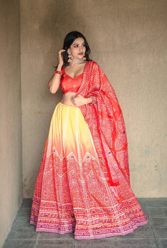 Bandhani 2024 ghagra choli