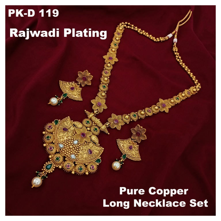 Rajwadi long online necklace