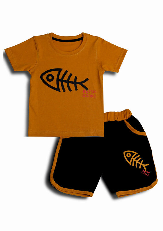 Mustard Coloured Boys Baba Suit set!!