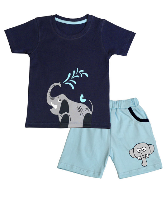 Navy Coloured Boys Baba Suit set!!