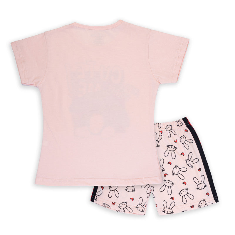 Peach Coloured Baby Girl Top & Bottom Set!!