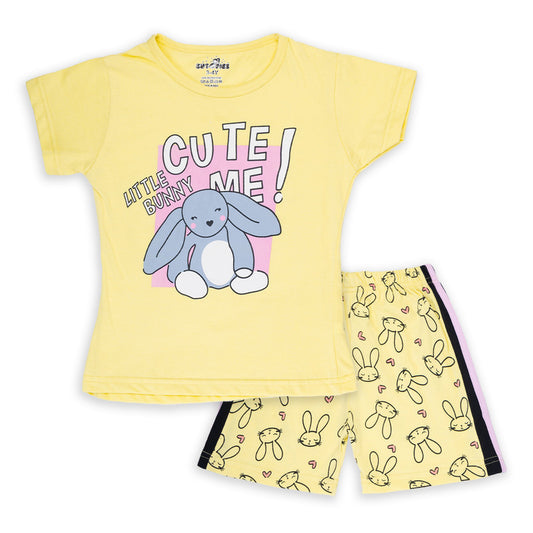 Yellow Coloured Baby Girl Top & Bottom Set!!