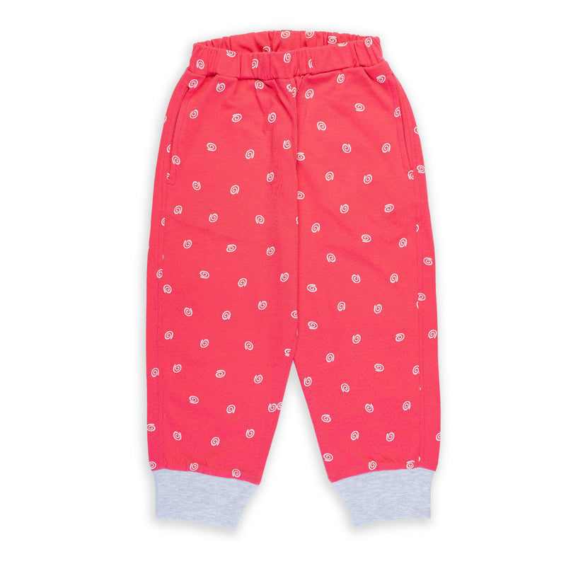 Coral Coloured Girls Joggers!!