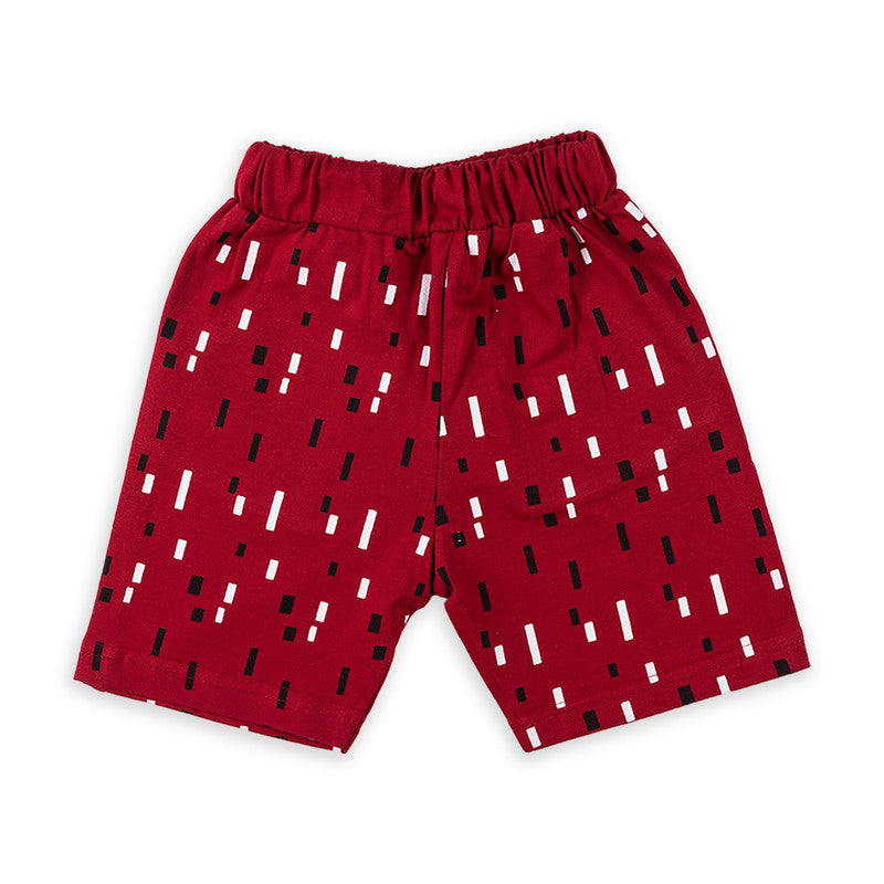 Maroon Coloured Boys Shorts!!