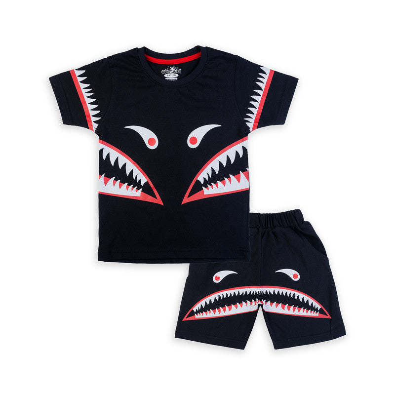 Black Coloured Boys Baba Suit set!!