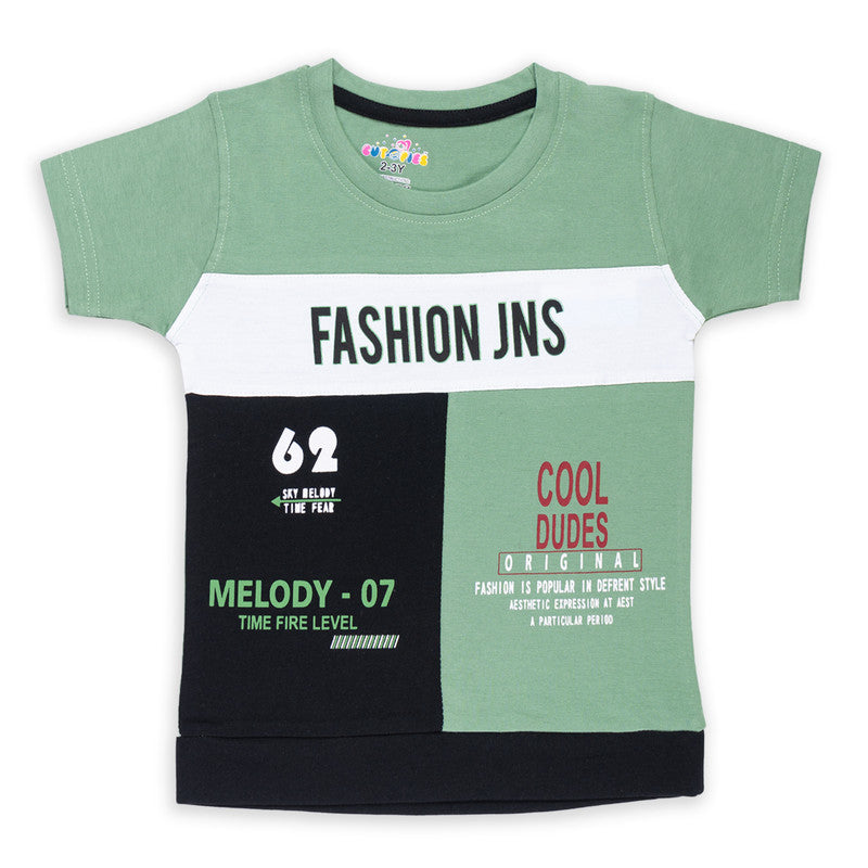 Green Coloured Boys T-Shirt!!