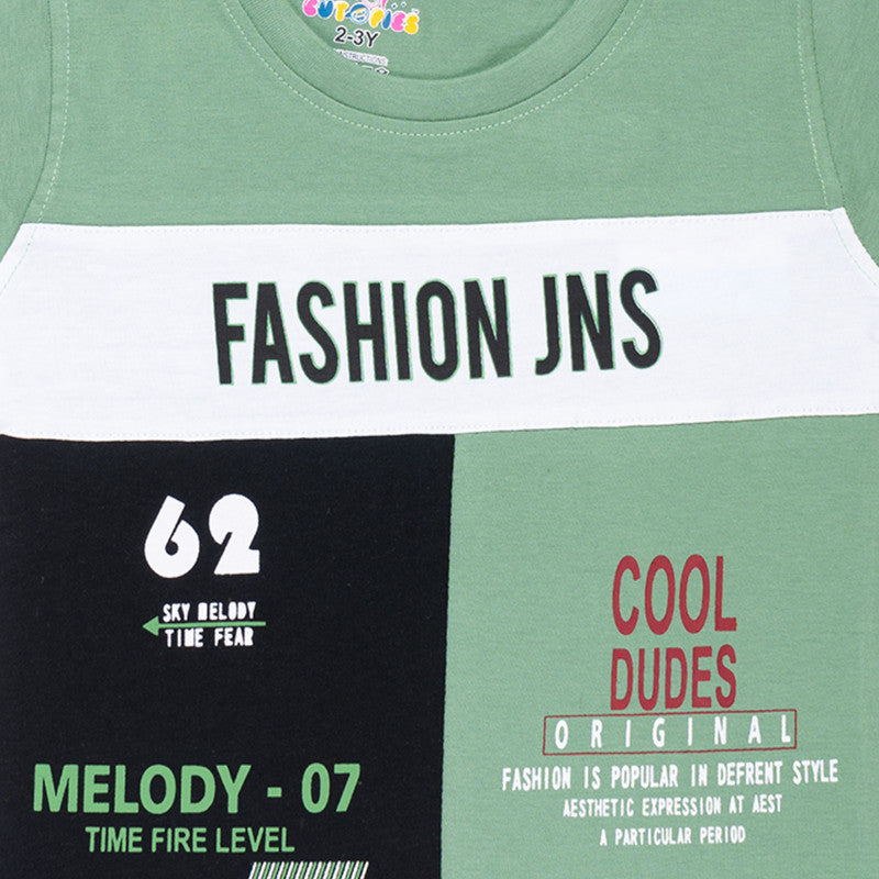 Green Coloured Boys T-Shirt!!