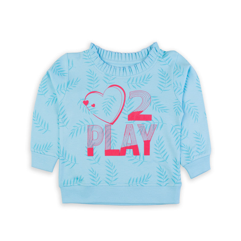 P Blue Coloured Girls Sweatshirt!!