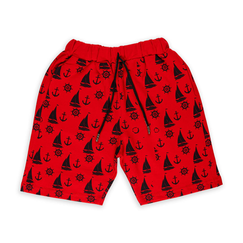 Red Coloured Boys Shorts!!