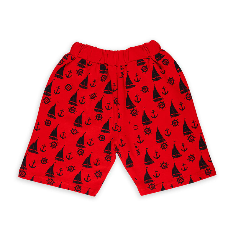 Red Coloured Boys Shorts!!