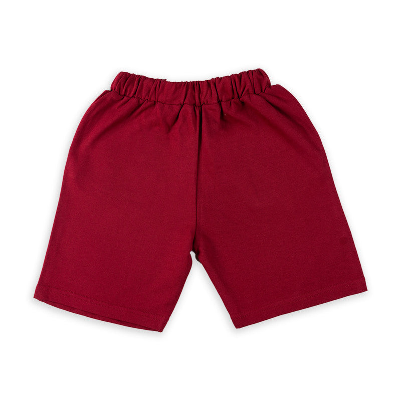 Maroon Coloured Boys Shorts!!