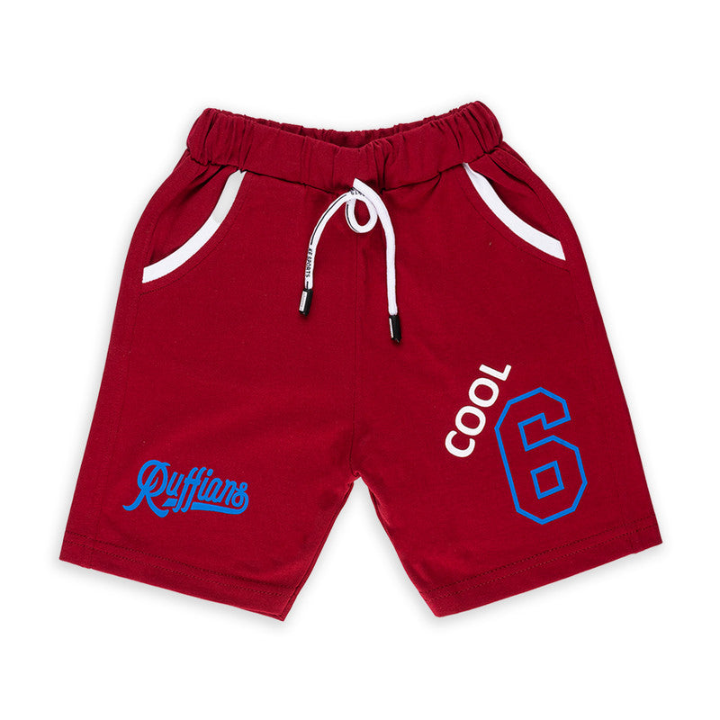 Maroon Coloured Boys Shorts!!