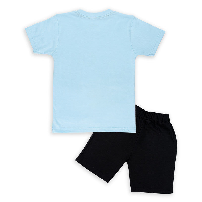 S Blue Coloured Boys Baba Suit set!!