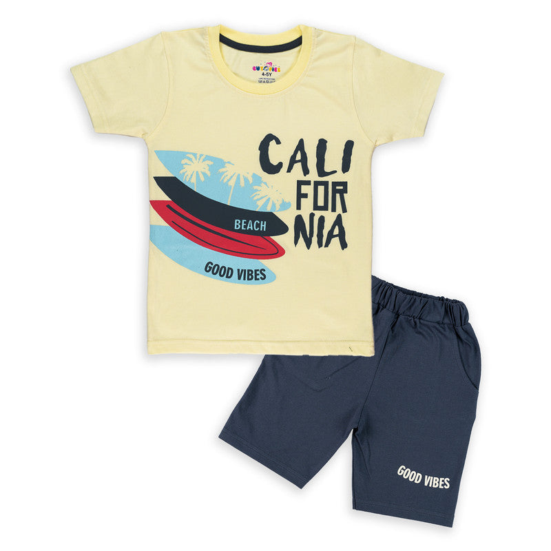 Lemon Coloured Boys Baba Suit set!!