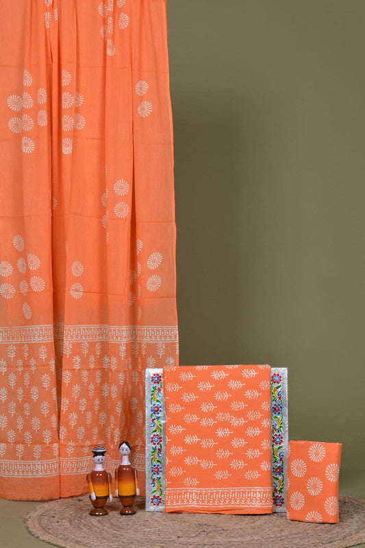 BEAUTIFUL HAND PRINTED SUITS COTTON DUPATTA!!