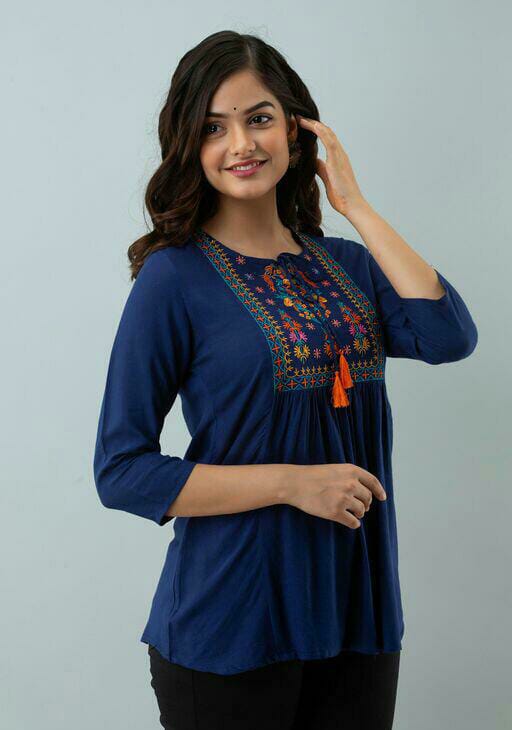 Mirror work kurtis outlet flipkart