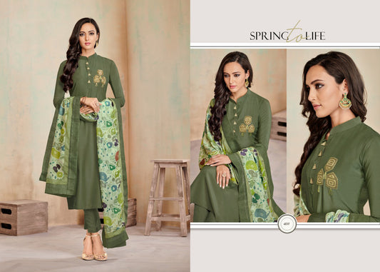 Designer Kurti with  Bottom and Dupatta