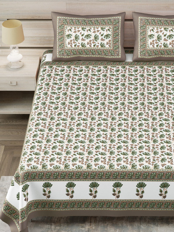 BEAUTIFUL HANDPRINTED DOUBLE BEDSHEET