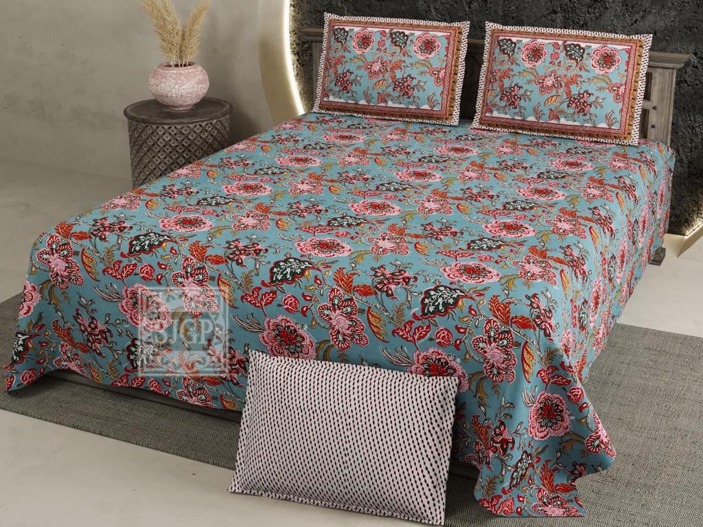 EXCLUSIVE HANDPRINTED KING SIZE  DOUBLE BEDSHEET!!