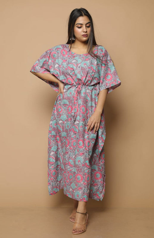 COTTON KAFTAN FREE SIZE UP TO 4XL