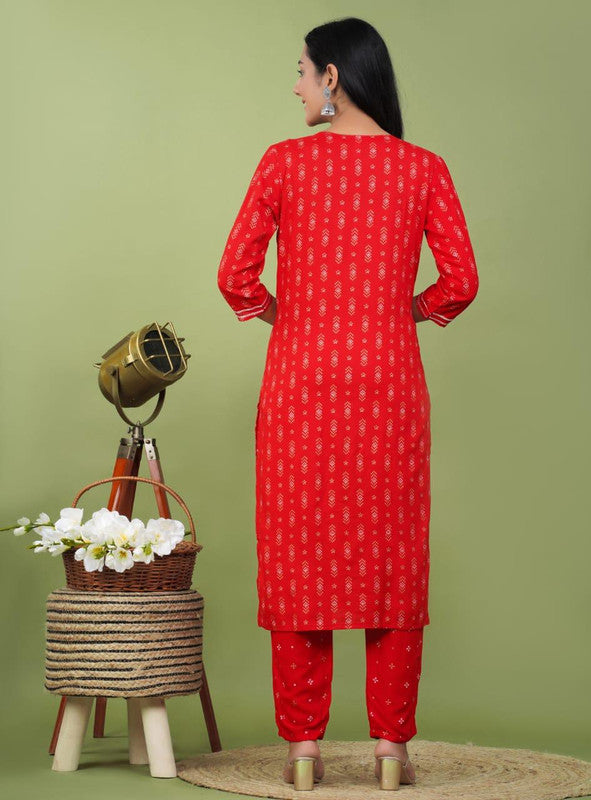 Beautiful Rayon Embroidery with Sequence Work Kurti with Bottom & Dupatta!!