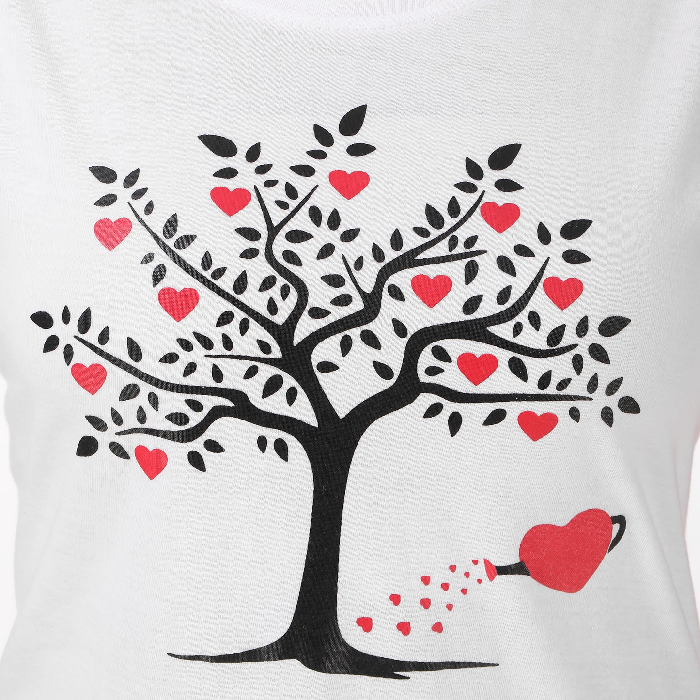 White Coloured Tree Print Trendy T Shirt!!