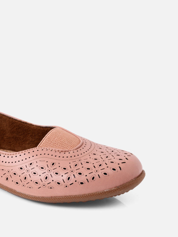 Ladies Pink Handmade Stylish Classic Design Loafers Shoes for Comfort Office and Home Wear!!