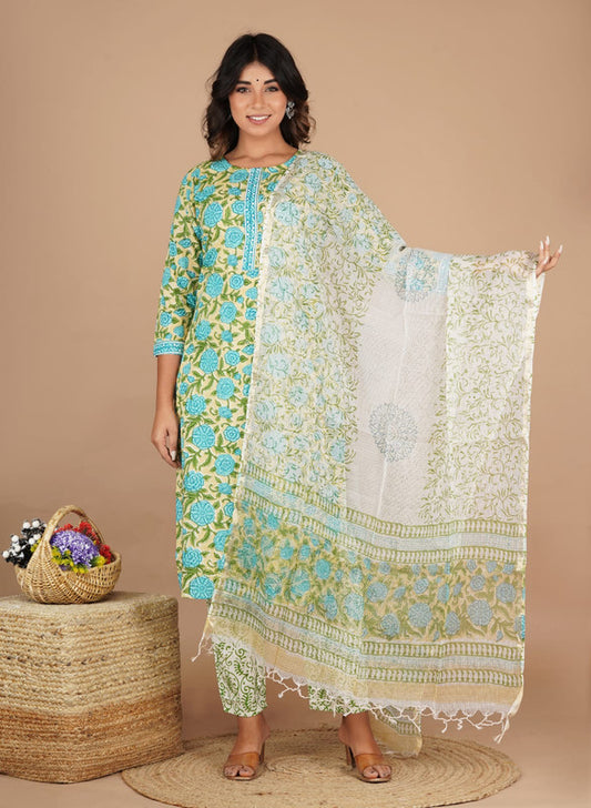 Designer Fully Stitched Kurti with Salwar  and Dupatta