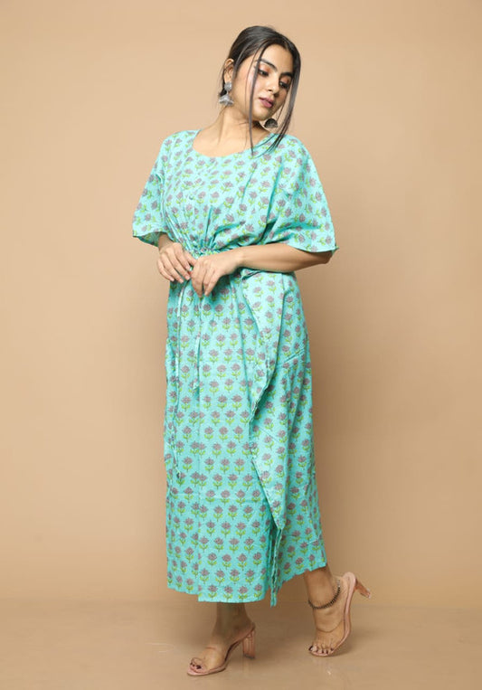 COTTON KAFTAN FREE SIZE UP TO 4XL