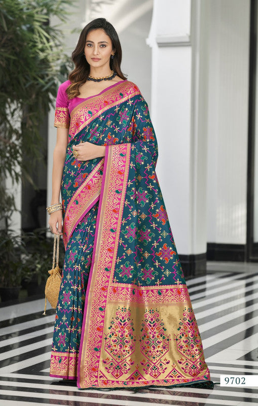 PARTY WEAR PATOLA SILK SAREE