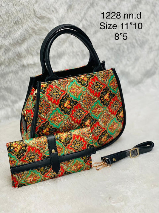 Exclusive Pattern For 2 pcs Combo Handbags and Clutch Combo