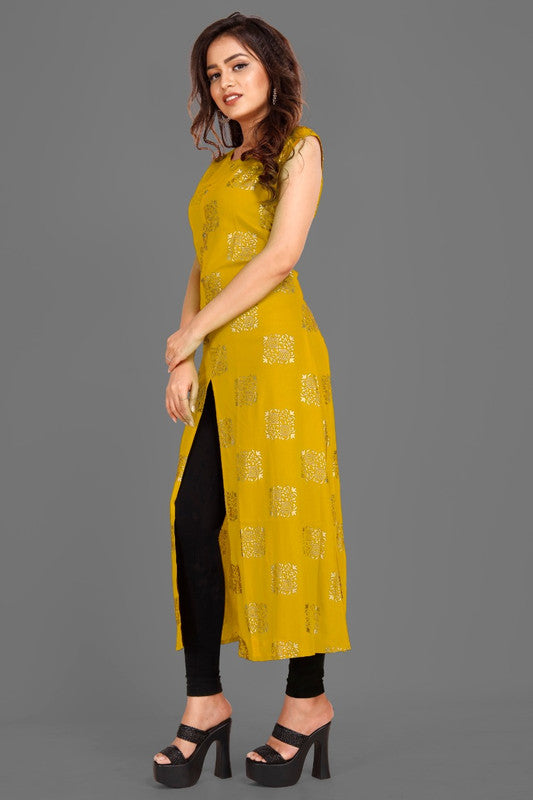 Regular wear Rayon Slit Kurti- Roys4864