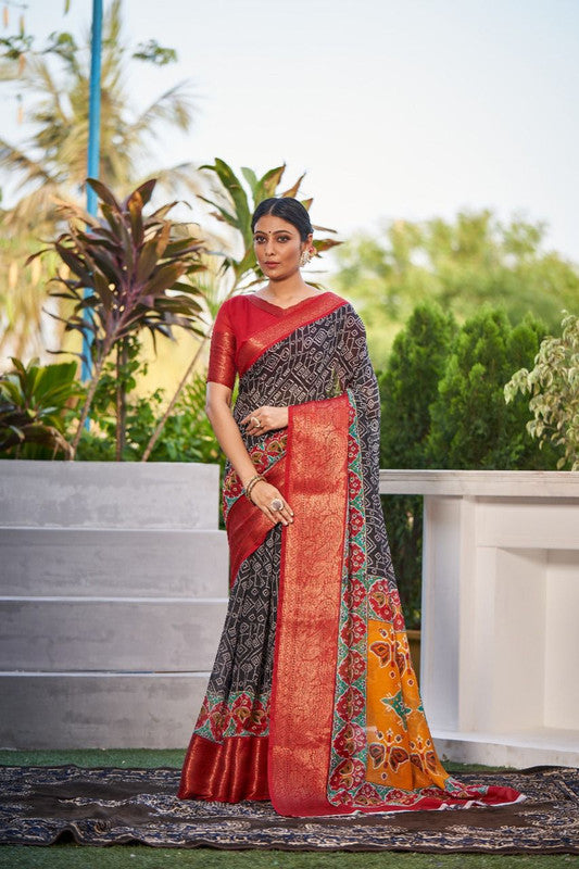 Soft Cotton with Weaving Jacquard Border Saree