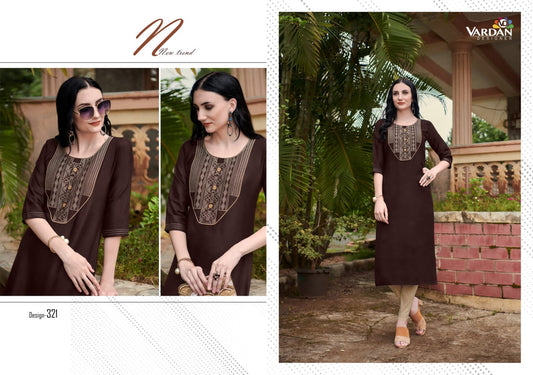 Designer Embroidery Kurti