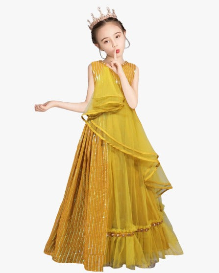 Beautiful Sequence Party wear Children Gown!!