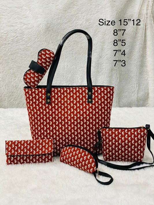 Hand Bags Set of. 5 pcs Combo