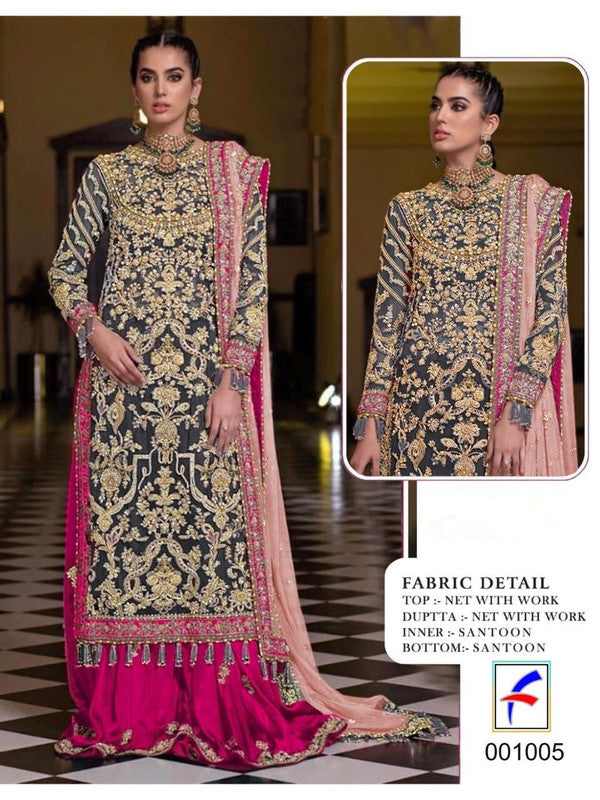 Designer Suits - Top - Bottom - Dupatta