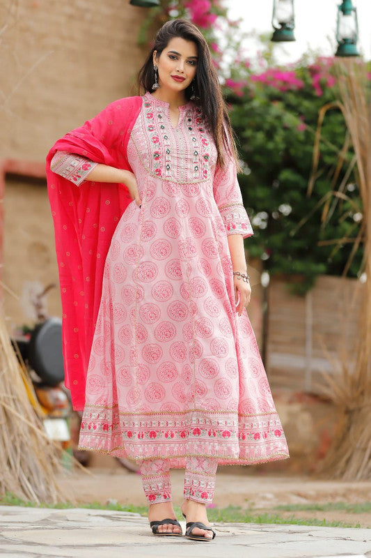 Designer Kurti with Bottom and Dupatta