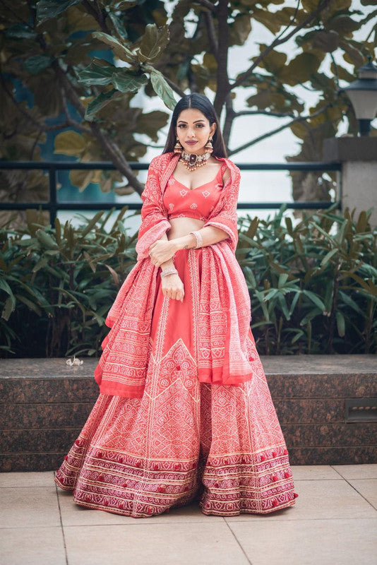 Bandhani Lehenga