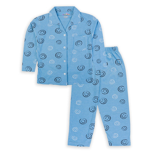 Sky Blue Coloured Boys Night Suit!!