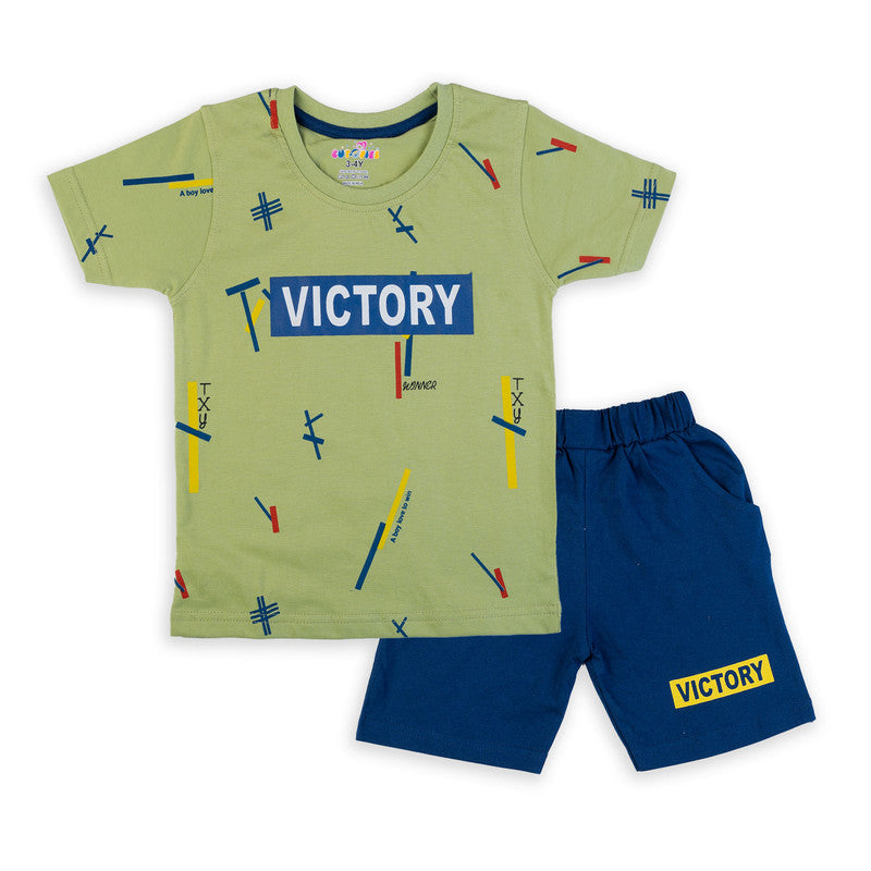 Olive Coloured Boys Baba Suit set!!