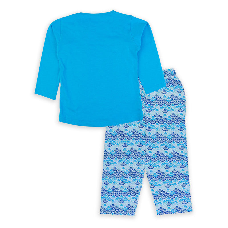 T Blue Coloured Girls Night Suit!!