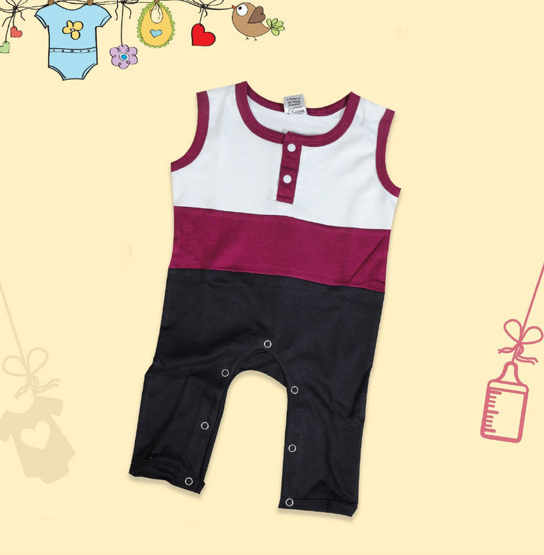 Voilet Coloured Cotton Boys Daily wear Jumpsuit!!