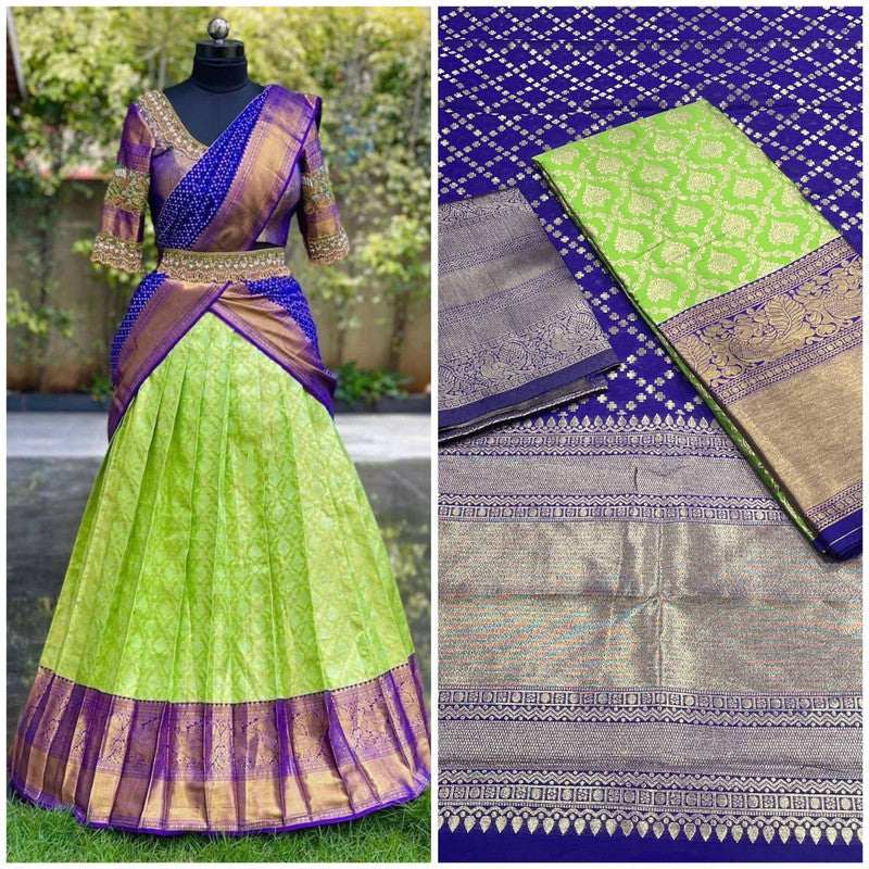 Beautiful KANJIVARAM LEHANGA- Half Saree