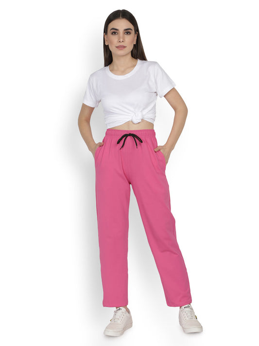 Onion Pink Coloured Fine Knittin Solid Best Fit Comfortable Women Day or Night Sleep/Comfort Lounge Pants!!