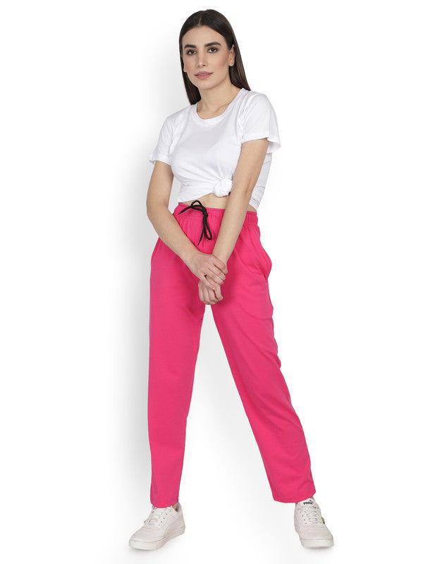 Pink Coloured Fine Knittin Solid Best Fit Comfortable Women Day or Night Sleep/Comfort Lounge Pants!!