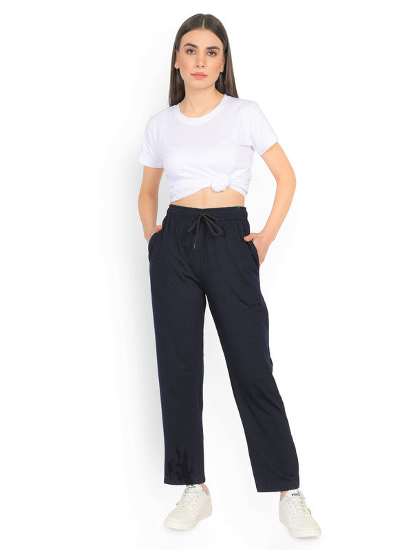 Navy Blue Coloured Fine Knittin Solid Best Fit Comfortable Women Day or Night Sleep/Comfort Lounge Pants!!