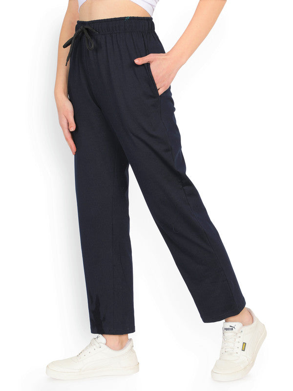 Navy Blue Coloured Fine Knittin Solid Best Fit Comfortable Women Day or Night Sleep/Comfort Lounge Pants!!